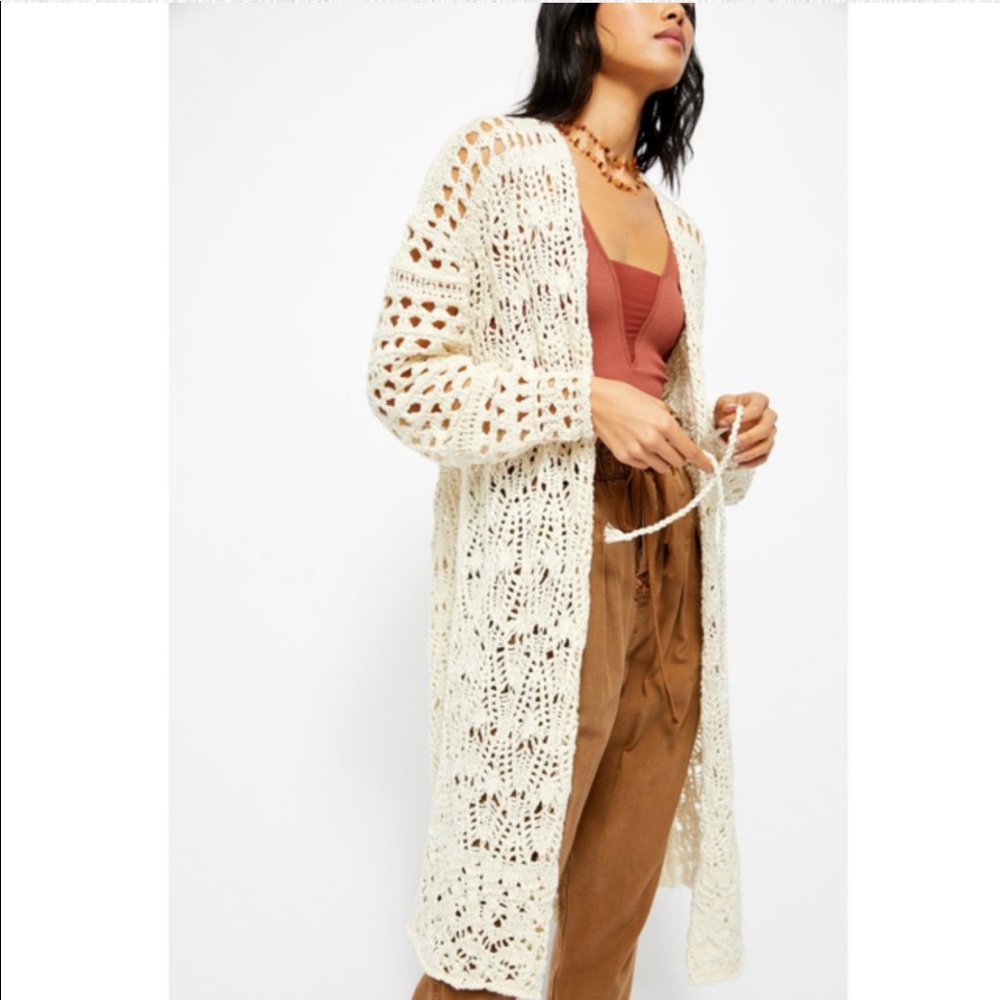 NWOT Free People Sweet Talker Cardigan